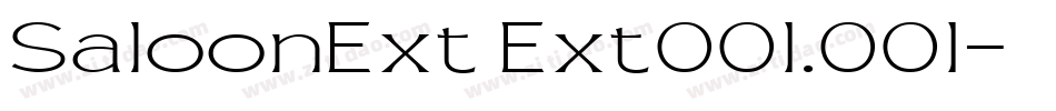SaloonExt Ext001.001字体转换